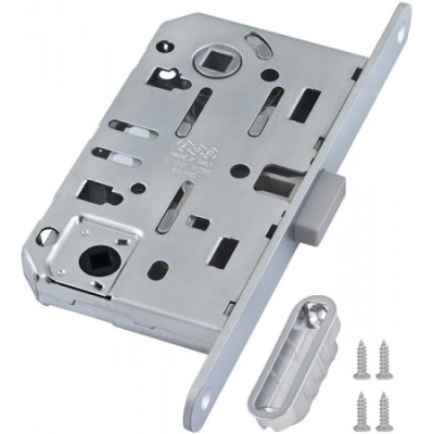 B06102.50.06 (=B04102, B05102)  Замок межк.МАГНИТ. WC(хром) тех.упак.без отв.пл.MEDIFNA POLARIS